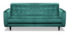 Devlin Velvet Sofa - Green