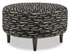 Sofa Lab The Curve Ottoman - Peppercorn