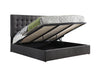 Jace Storage King Bed - Grey