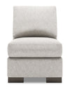 Sofa Lab Track Armless Chair - Luxury Silver