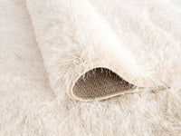Harlow Beige Shag Area Rug