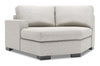 Sofa Lab Track LAF Cuddler - Luxury Silver