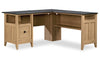 Fritz L-Shaped Desk - Dover Oak