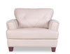 Vita 100% Genuine Leather Chair - Smoke