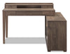 Jude Reversible Desk with Hutch – Hazelnut