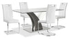 Tuxedo 5-Piece Dining Package - White