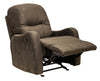 Everett Polyester Recliner - Chocolate
