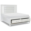 Max Queen Storage Bed - White
