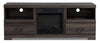 Asher 60\" TV Stand with Log Fireplace