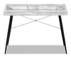 Jeremy Desk - White Marble-Look