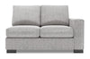 Sofa Lab Track RAF Loveseat - Luna Domino