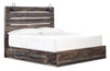 Abby King Side Storage Bed - Brown