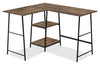 Evlin Corner Desk - Brown