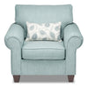Scarlett Chenille Chair - Marine