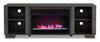 Antoni 62” TV Stand with Crystal Ember Firebox - Grey