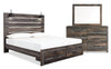 Abby 5-Piece King Storage Bedroom Package - Brown