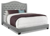 Penelope Queen Bed - Grey