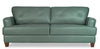 Vita 100% Genuine Leather Sofa - Seafoam
