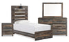 Abby 6-Piece Twin Bedroom Package - Brown