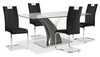 Tuxedo 5-Piece Dining Package - Black