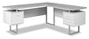 Marnie Reversible L-Shaped Corner Desk - White