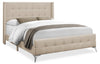 Zara Queen Bed - Beige