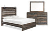 Abby 5-Piece Queen Bedroom Package - Brown