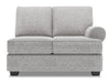 Sofa Lab Roll RAF Loveseat - Luna Domino