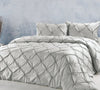 Brianna Light Grey 3-Piece King Comforter Set