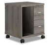 Willis Filing Cabinet - Dark Taupe