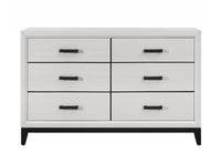 Kate Bedroom 6-Drawer Dresser, 58