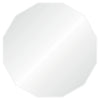 Round Geometric Mirror - 40\" x 40\"