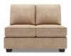 Sofa Lab Roll Armless Loveseat - Luxury Taupe