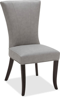 Bree Dining Chair with Vegan Leather Fabric - Taupe