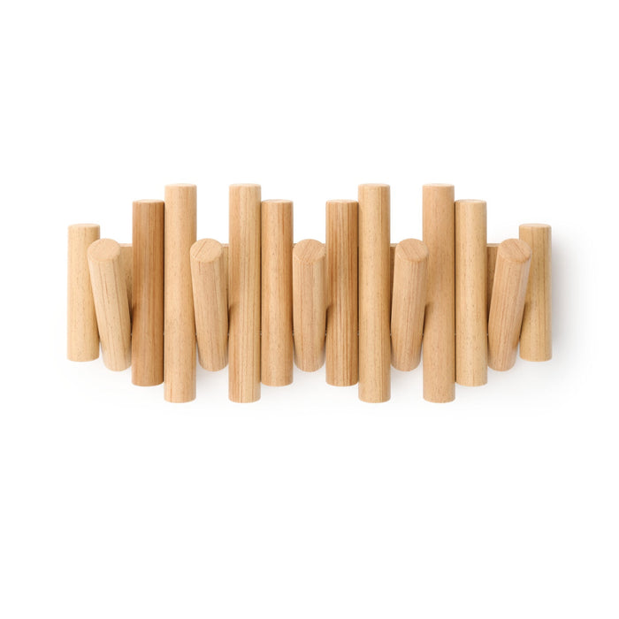 Umbra Picket Rail Wall Hooks - Natural