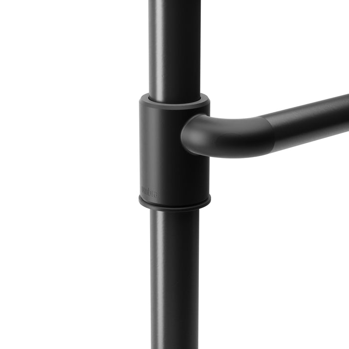 Umbra Anywhere Matte Black Expandable Curtain Rod and Room Divider - 36\"-66\" 