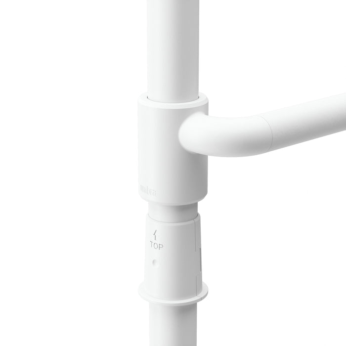 Umbra Anywhere White Expandable Curtain Rod and Room Divider - 36\"-66\" 