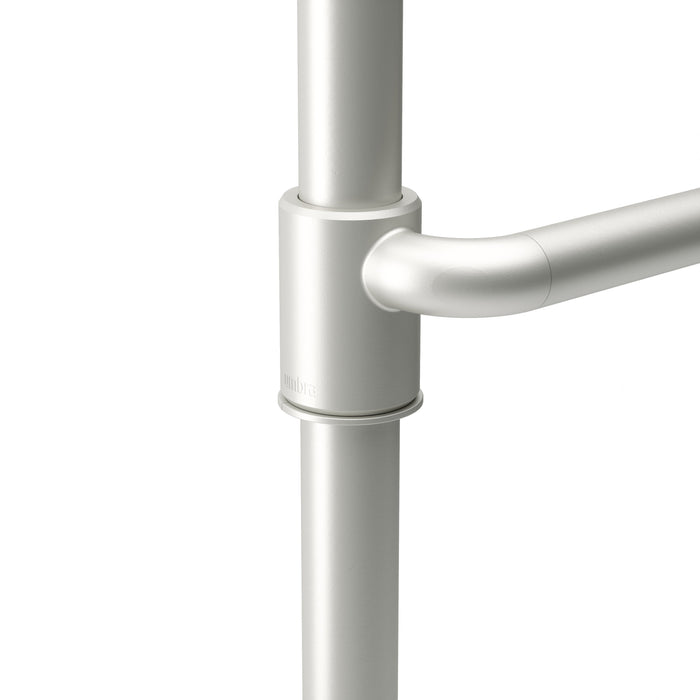 Umbra Anywhere Metallic Nickel Expandable Curtain Rod and Room Divider - 36\"-66\" 