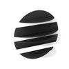 Umbra Modern Steel Solis Decorative Floating Wall Shelves - Black