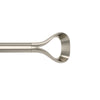 Umbra Loop Nickel Expandable 1\" Curtain Rod - 42\"-120\" 