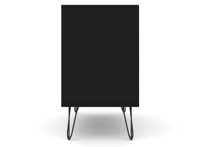 Manhattan Comfort Rockefeller Mid-Century Modern Dresser with 3-Drawers - Black