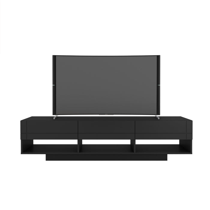 Nordika Stereo 72\" TV Stand - Black 