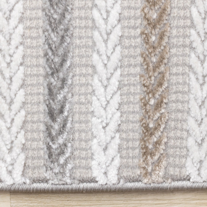 London Striped Indoor Area Rug - 5'3\" x 7'7\"