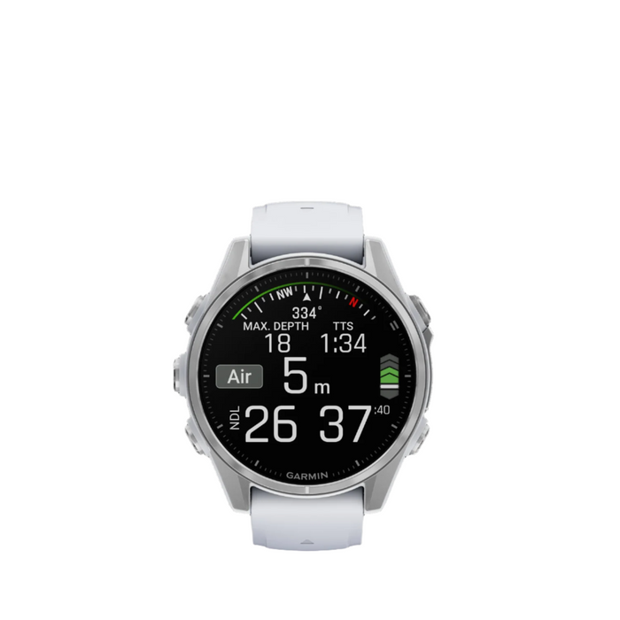 Garmin Fēnix 8 Amoled Smartwatch 43mm - Gps, Compass, Gyroscope And Barometric Altimeter Silver 