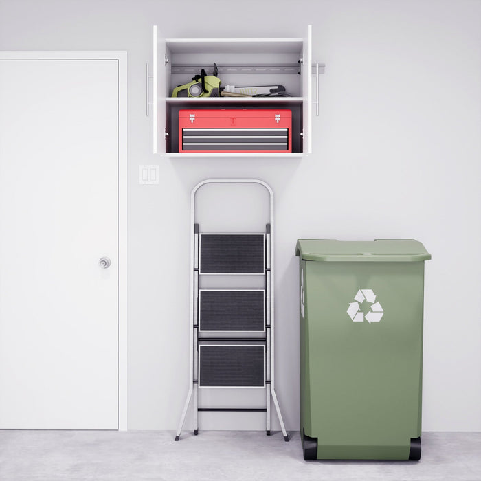 Hangups 30\" Upper Storage Cabinet - White