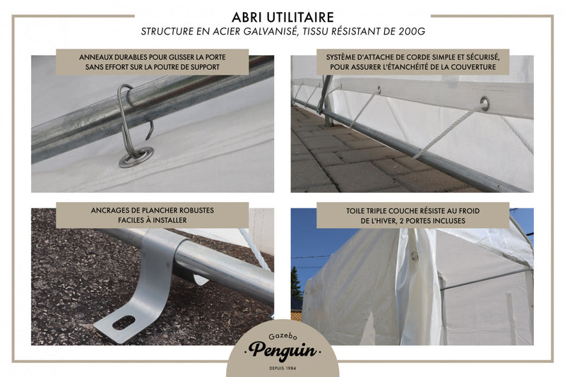 Utility Shelter 5 Ft. X 8 Ft.