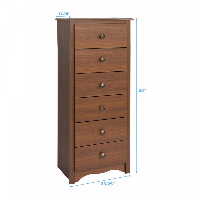 Monterey Tall 6-Drawer Chest - Cherry