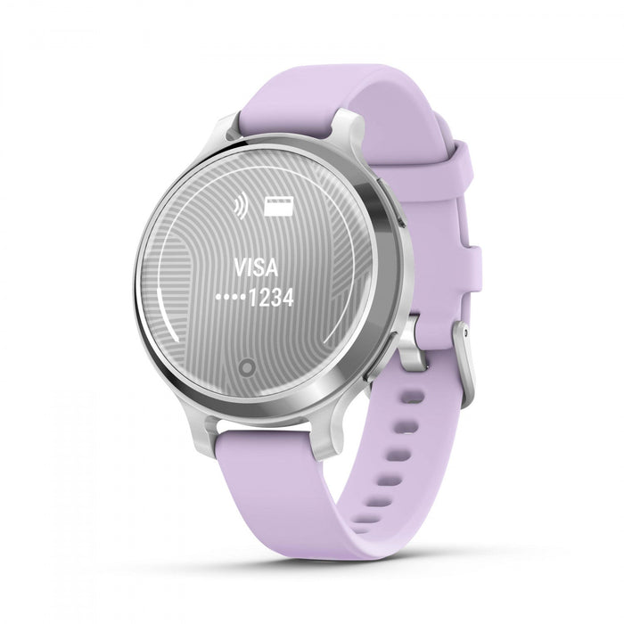 Garmin Lily 2 Active Gps Smartwatch - Heart Rate, Sleep And Stress Monitoring, 9 Day Battery Silver 