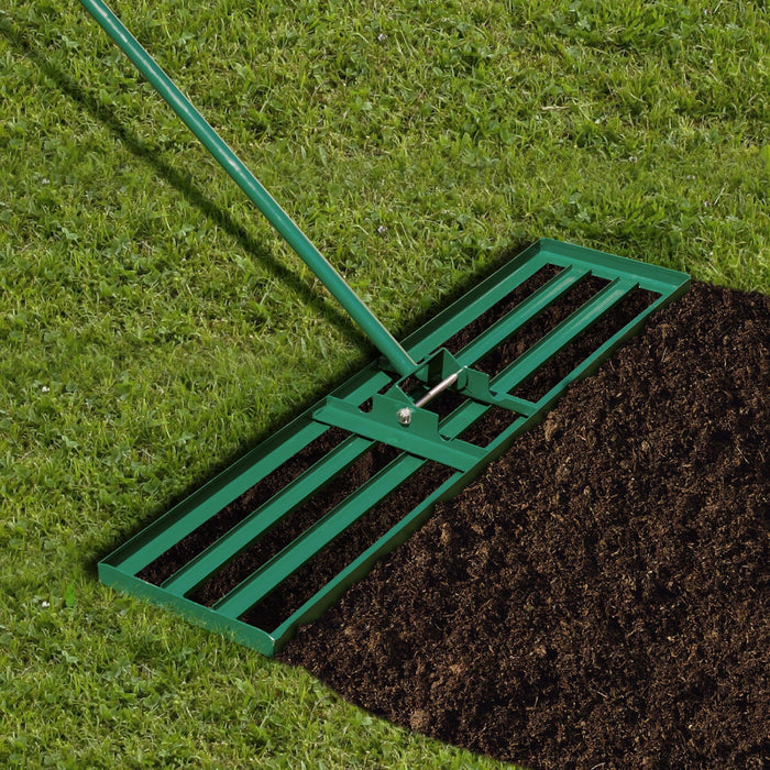 Costway Lawn Leveling Rake 36" X 10" Heavy Duty Level Lawn Tool For Garden Backyard/lawn