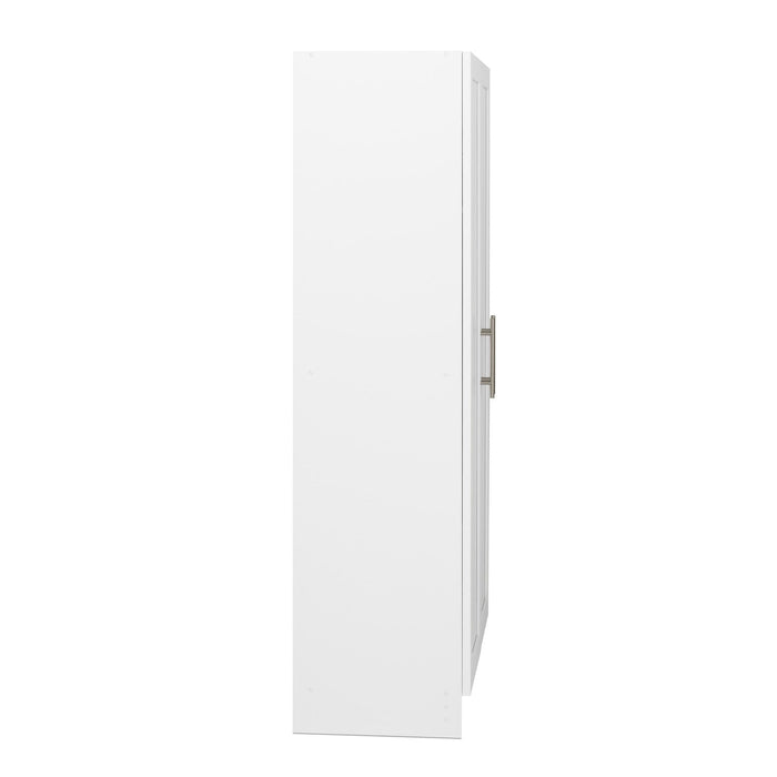 Elite Accent Storage Cabinet with Panel Doors & 3 Shelves - White